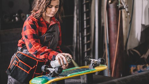 How To Paint A Skateboard Deck